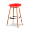 Modern simplified Denmark Nordic style Personal fashion creative creative bar designer solid wood PP bar and chair