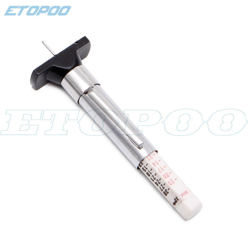 Huoto Metal Tire Depth Gauge 0-25mm - Точный измерительный инструмент для безопасного вождения