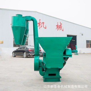 自动进料稻草粉碎机报价 超细稻草粉碎机锤片 大产量秸秆破碎机