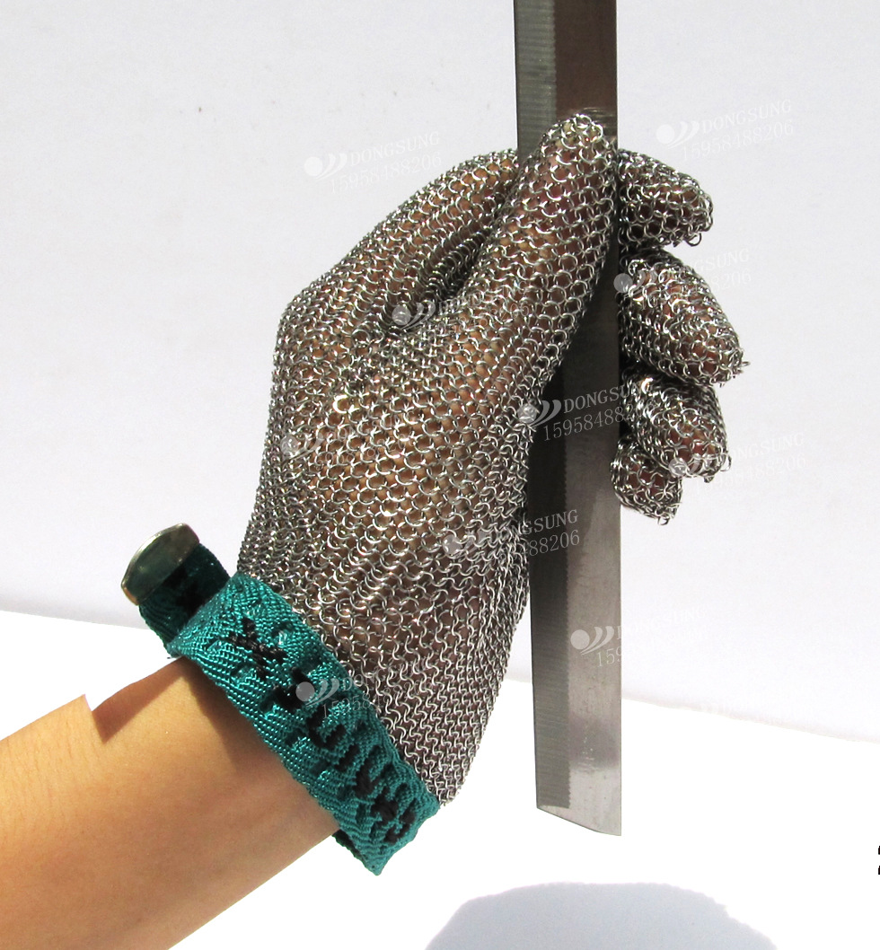 大量供应大中小号钢丝手套 五指手套 三指手套(图)