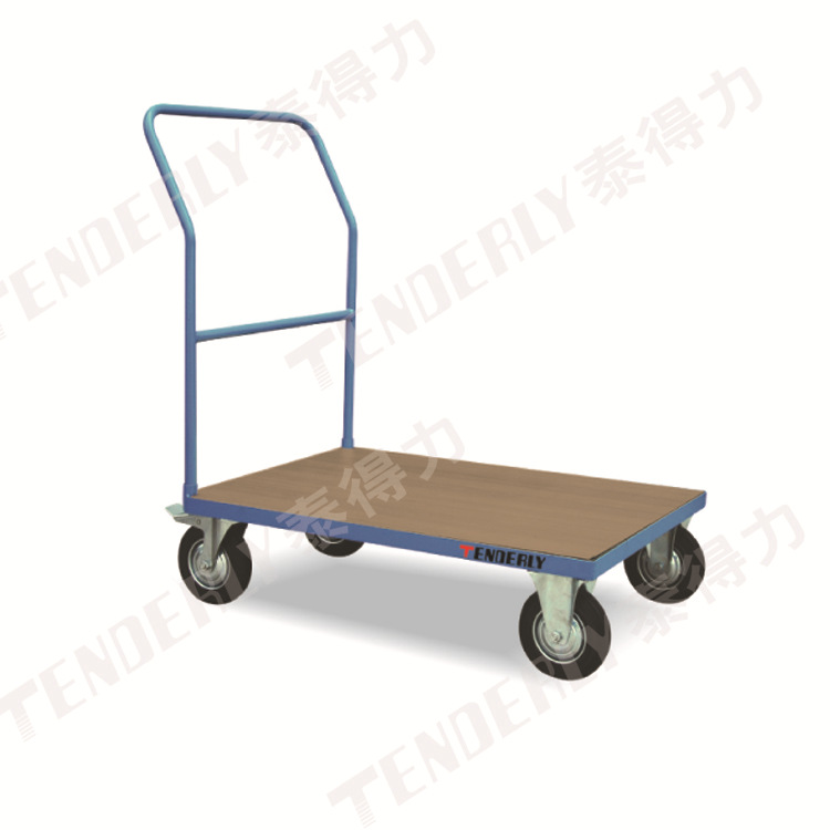 供应CJ50A型物流平板小推车,钢制车架复合板台面工具小车,可定制