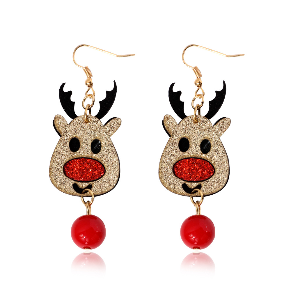 Christmas Non-woven Collection Fashion Earrings Wholesale Nihaojewelry display picture 7