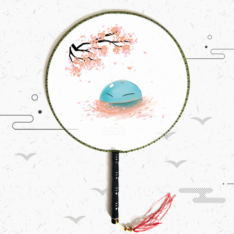 古风团扇效果图－史莱姆2