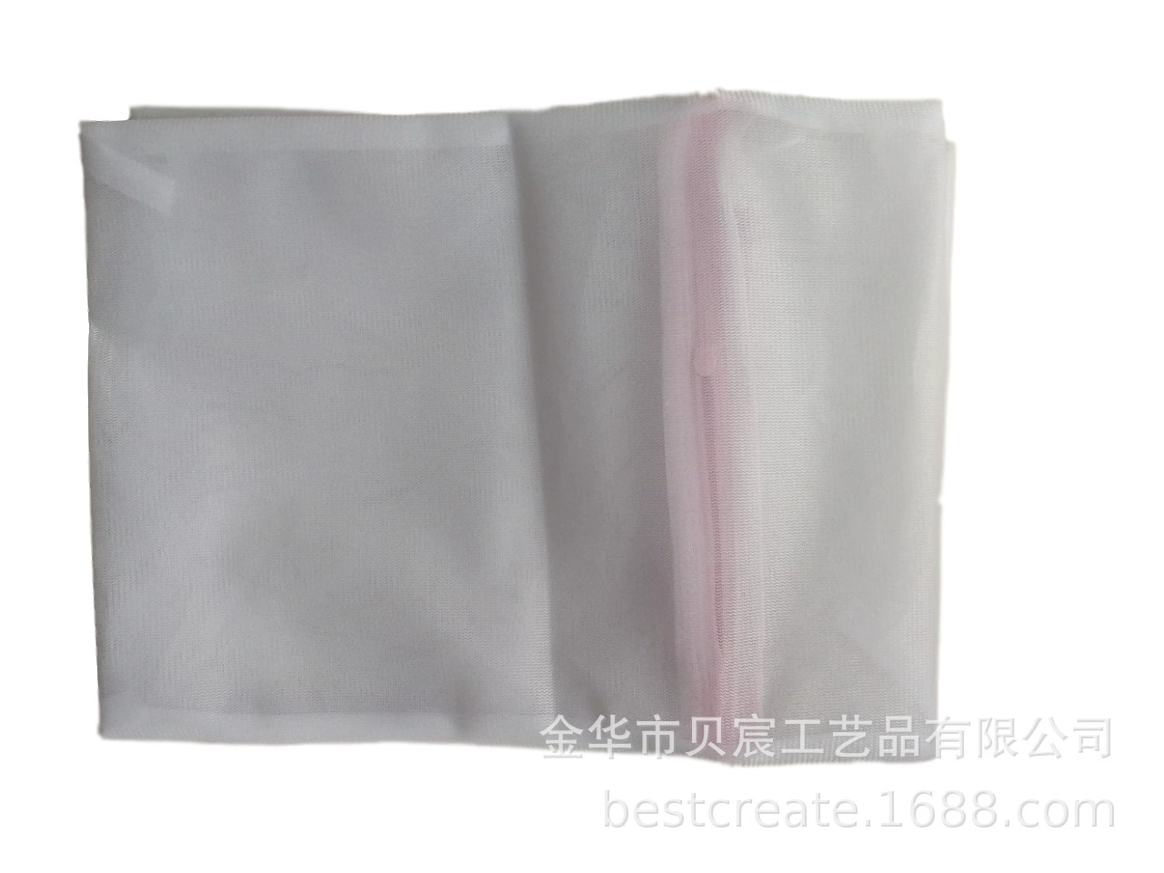 Mesh bag for laundry with zipper, wholesale