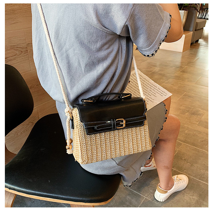 New Handmade Ladies Fashion Messenger Rattan Bag Wholesale display picture 2