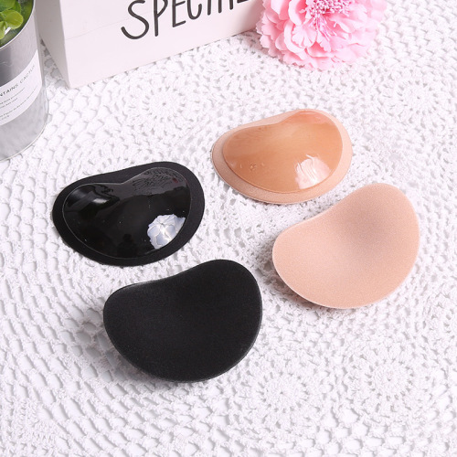 Thickened breathable sponge breast pads, invisible adhesive bra inserts, thickened breast pads, large and small breast push-up pads