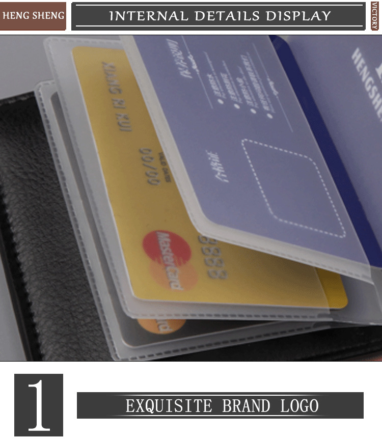 Men's Wallet Korean Thin Wallet Men Multi-card Loose-leaf Card Bag Short Fashion Wallet display picture 6