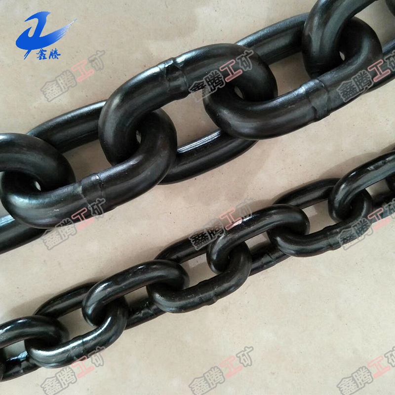 山东生产型号26*92矿用链条刮板输送机链条矿用硬质链条