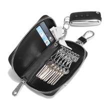 鑰匙包錢包一體包多功能男士 大容量女士收納包家用鑰匙包零錢包