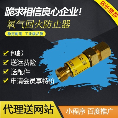 厂家特价直供 氧气回火器型号HF-2 干式回火防止器 回火阀|ru