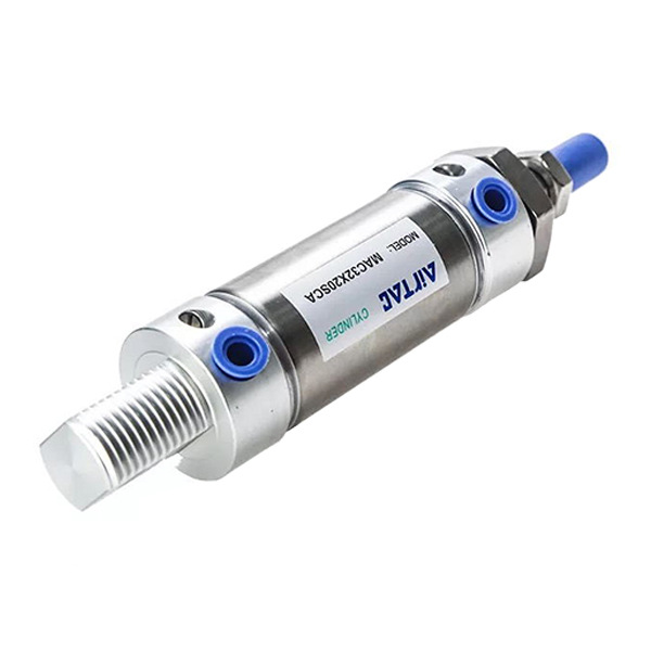 MAC系列不锈钢迷你气缸-复动可调缓冲型AIRTAC/亚德客MAC25x150-