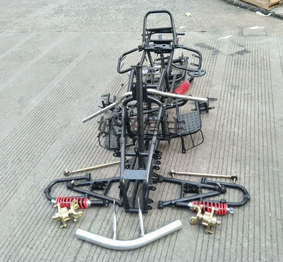 ATV off-road vehicle motorcycle accessories modified three-wheeled ATV full car frame suspension shock absorber brake full set (Motorcycle Control System Parts)