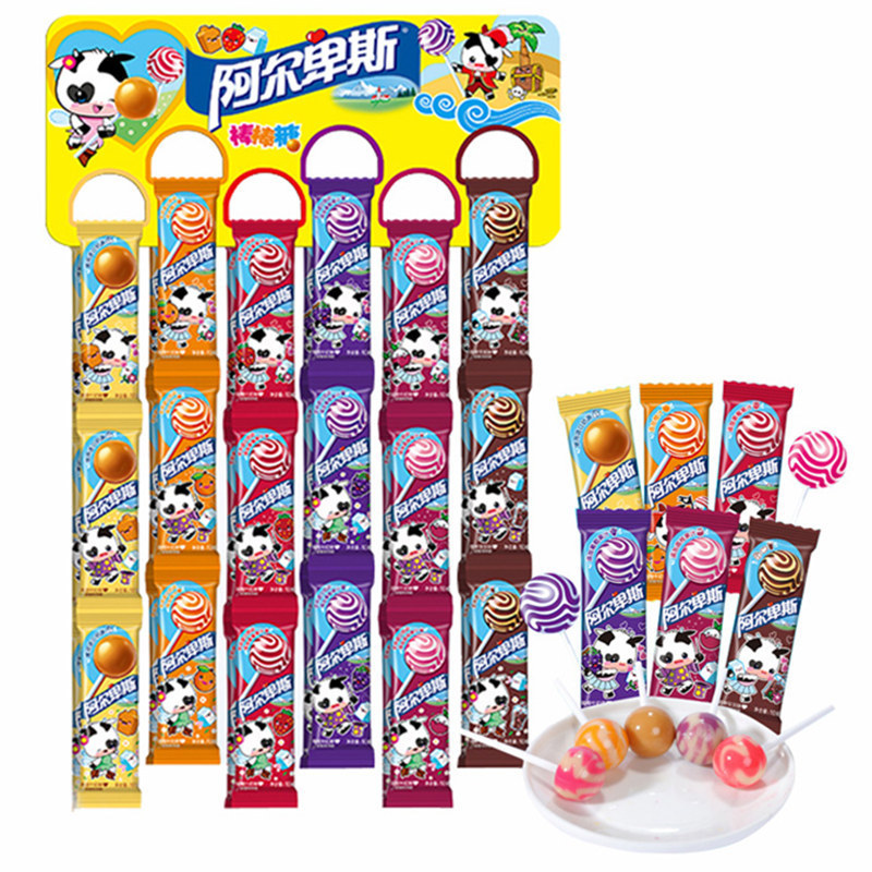 Alpine lollipop 96 hanging board wholesale TikTok Net red confession lollipop children's milk candy gift Alpine lollipop 96 hanging board wholesale TikTok Net red confession lollipop children's milk candy gift