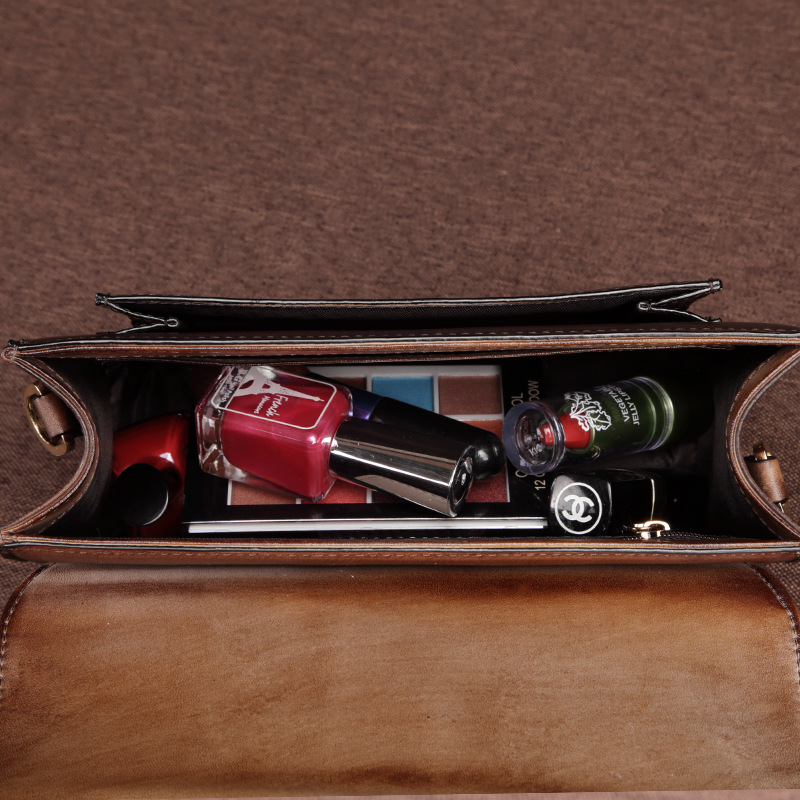 Neue tragbare Bankett-Abendtasche aus echtem Leder mit diagonalem Kreuz und kleinem quadratischem Rindsleder, lässige Umhängetasche_voghion.com