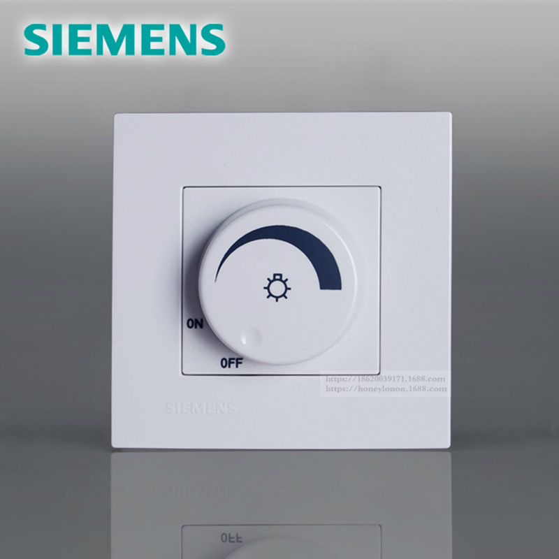 SIEMENS 灵致Aizo 调光开关(阻性负载 25-400W)5UH88221NC01