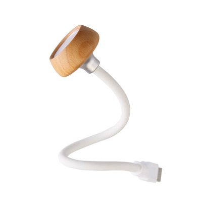 源廠創意禮品百變原木USB氛圍燈花蕾LED節能護眼閱讀燈隨身小夜燈