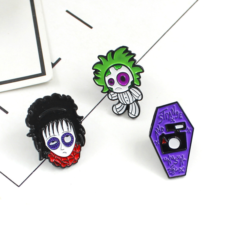 7g Weight Brooches Classification Daily Occasion Cartoon Style Pin Cartoon Character Alloy Enamel Unisex Brooches
