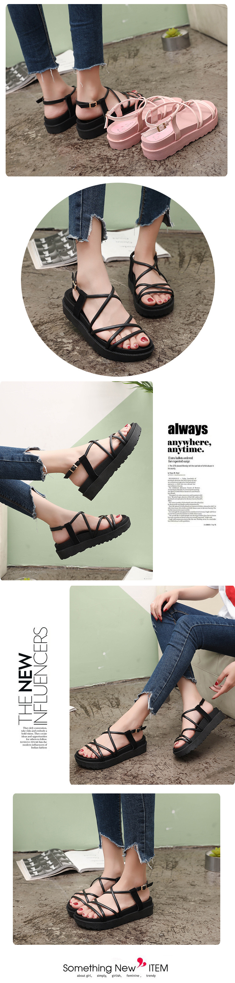 Chaussures été pour femme en Caoutchouc - Ref 3346584 Image 13