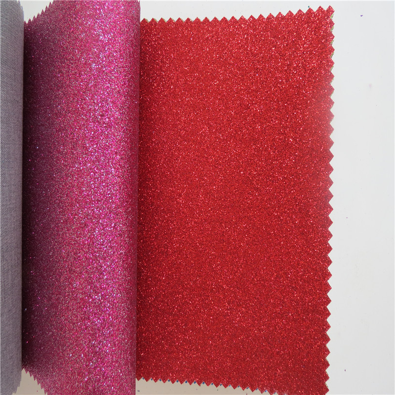 专业pu皮革厂家 金葱布 金葱pu皮革材料