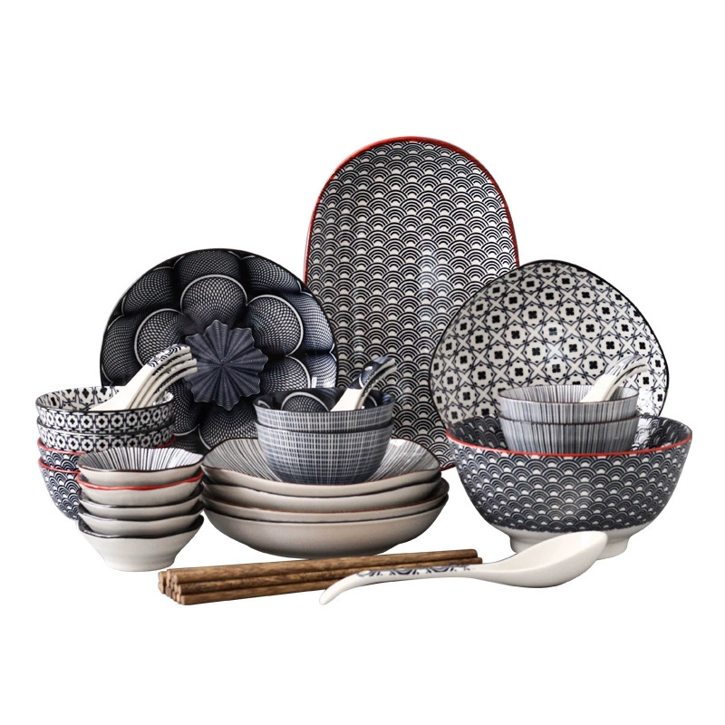 Set for home use, Japanese creative ceramic tableware, palette, simple and elegant design, Aliexpress