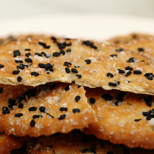 Black Sesame King Series Biscuits, Bulk Retail, Thin Crispy, Sweet Flavor, Meal Replacement, Breakfast Cookies, Snacks, Dropshipping, Contract Manufacturing