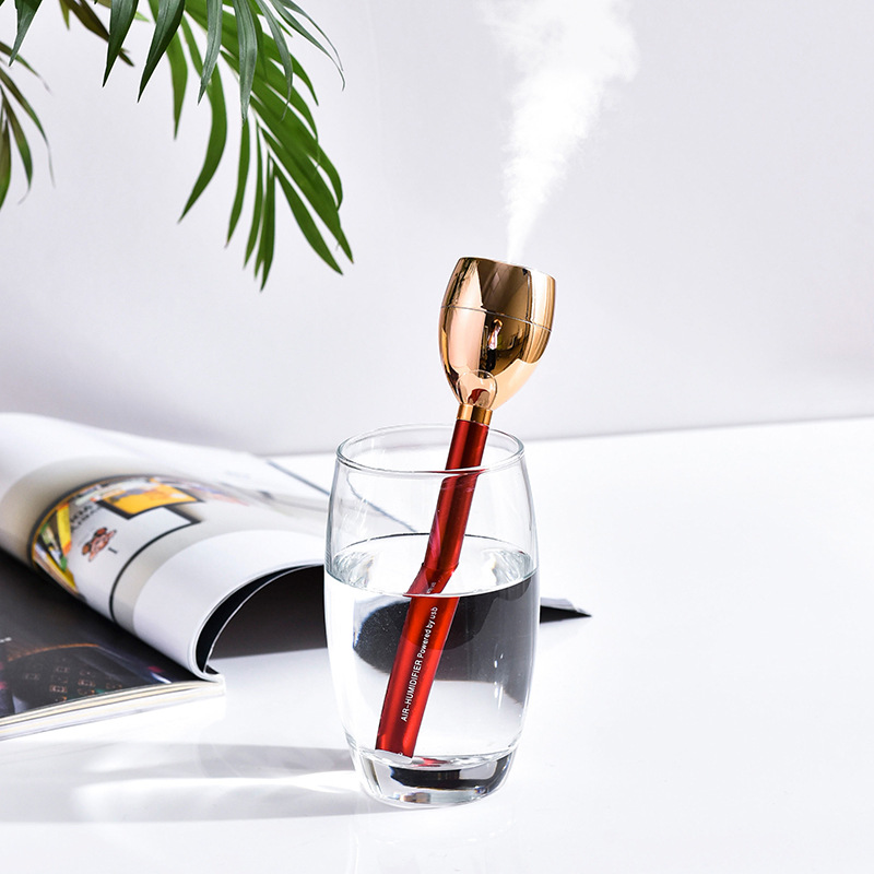 Mineral water bottle cross-border new donut wine cup humidifier mini creative aroma diffuser portable large spray