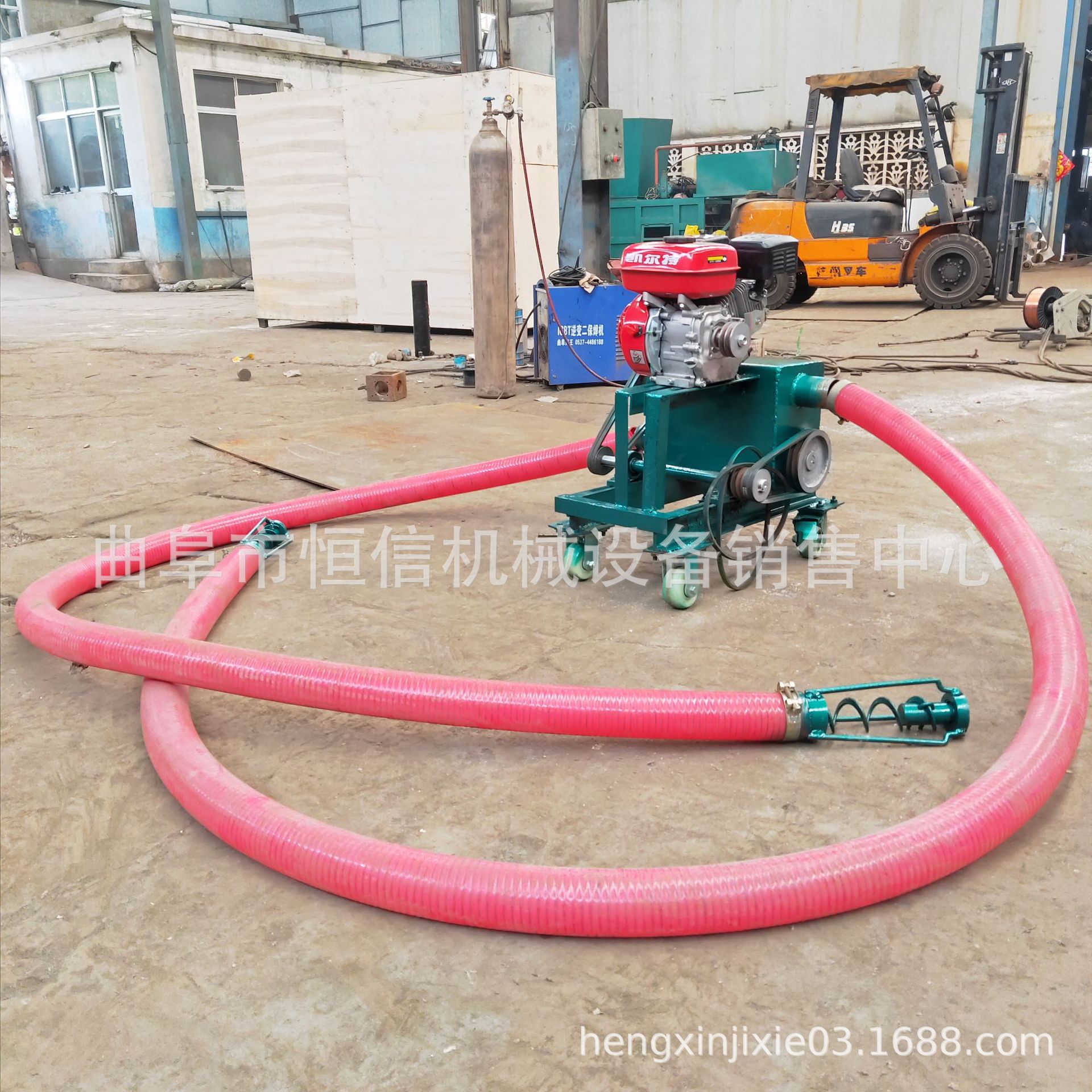 自产自销小麦散粮装车车载吸粮机 大豆花生产量高抽粮机省时省力