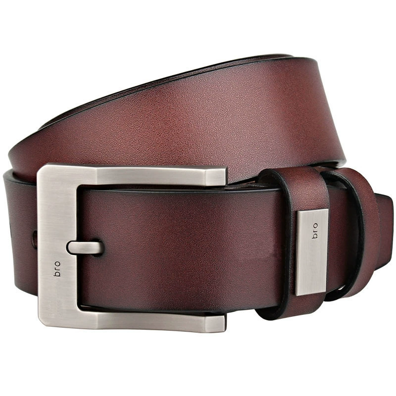 Leather long belt, genuine leather, plus size, simple and elegant design