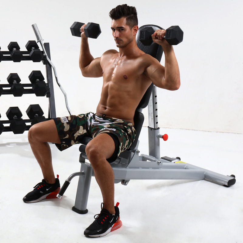 Banco de mancuerna comercial Silla de fitness profesional Banco multifuncional levantamiento de pesas Barbell Taburete de entrenamiento taburete de pájaro volador taburete de fitness