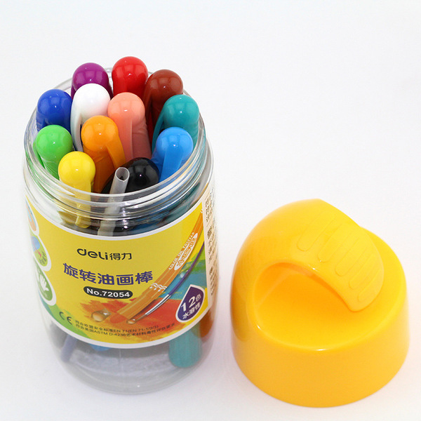 water-soluble painted children's oil pastel
