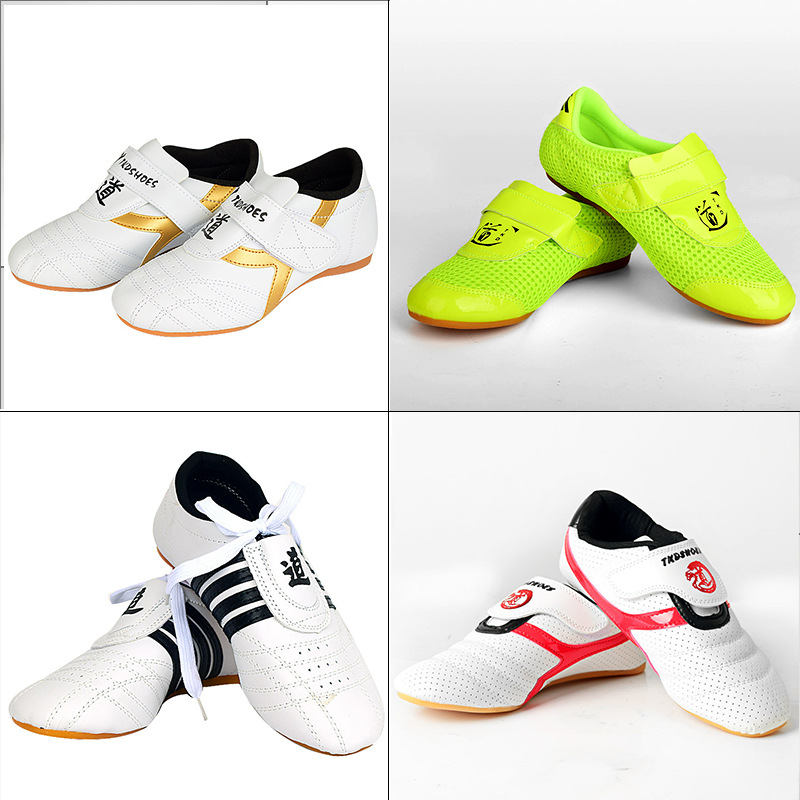 One piece On behalf of children Taekwondo Road shoes adult men and women Martial arts shoes non-slip Training shoes ventilation Road shoes wholesale