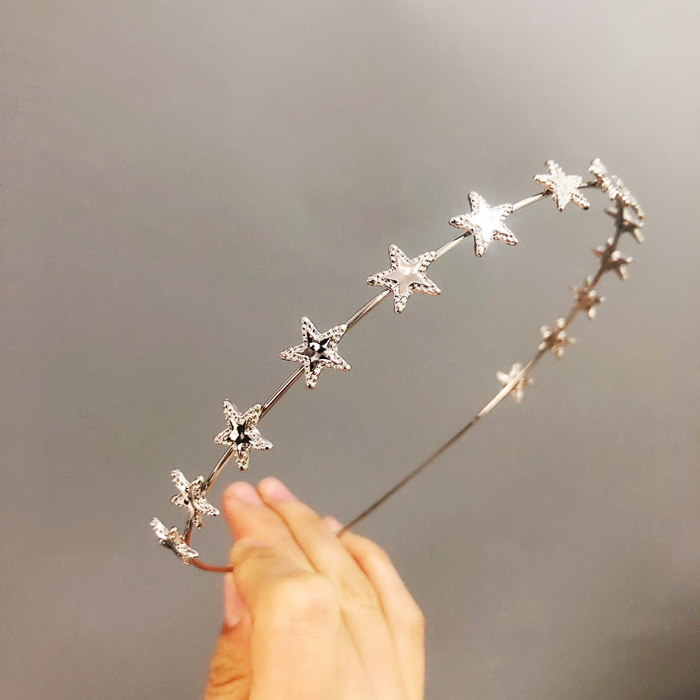 Party Occasion Alloy Material Star Pattern Women'S Gender Metal Design Fashion Women'S Star Alloy Metal Jewelry Headband