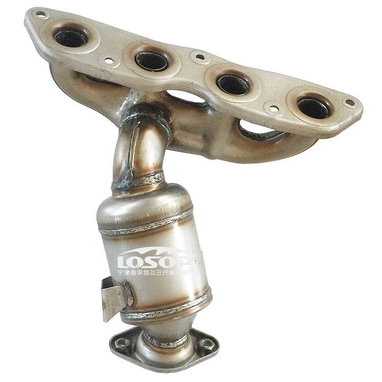 Factory Direct Supply Suitable for Great Wall Tengyi C30 Front Medium Three-Way Catalytic Converter Car Exhaust Pipe