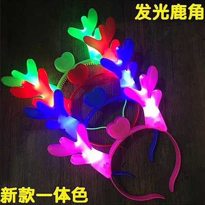 圣诞节头箍 麋鹿头扣发箍卡通儿童圣诞头饰雪人老人派对用品批发