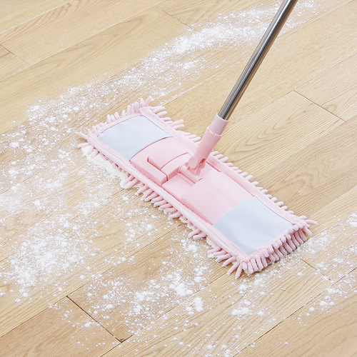 Chenille lazy flat mop household dry and wet mop wooden floor tile mop one mop clean mop
