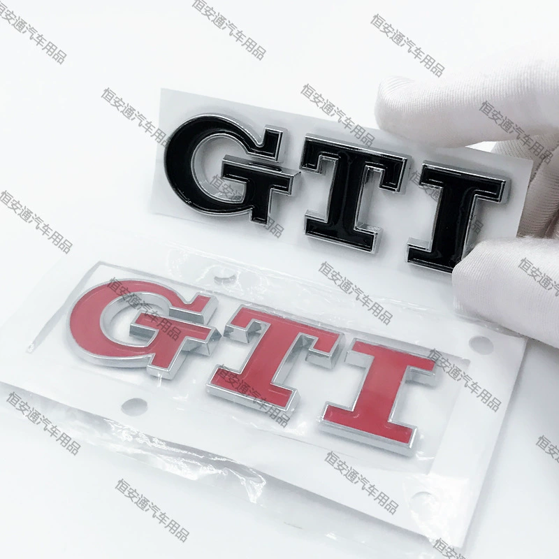 Подходит для Polo Golf 6 GTI, эмблема для тюнинга задней части, знак GTI, ABS-материал