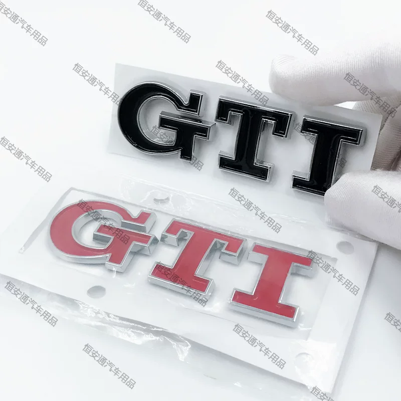 Подходит для Polo Golf 6 GTI, эмблема для тюнинга задней части, знак GTI, ABS-материал