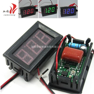 LED数显二线交流电压表头 两线数字电压表 AC220V市电 380V工业电