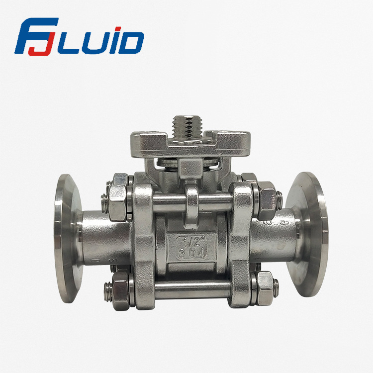 Skill Valve Sanitary Ball Valve 304/316L Stainless Steel Steel Three…