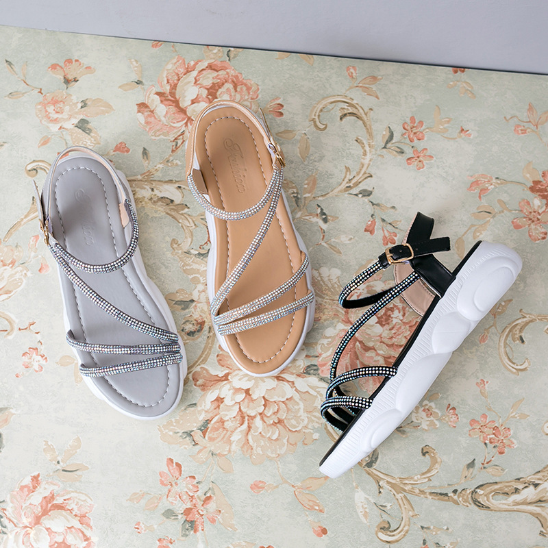 Chaussures été pour femme en Caoutchouc - Ref 3345867 Image 4