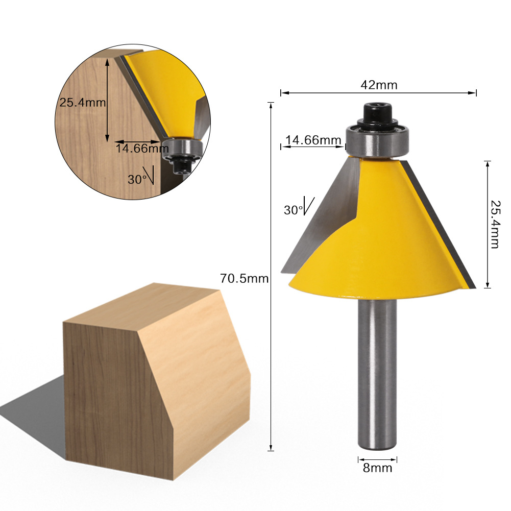 8 handle 30 degree bevel knife