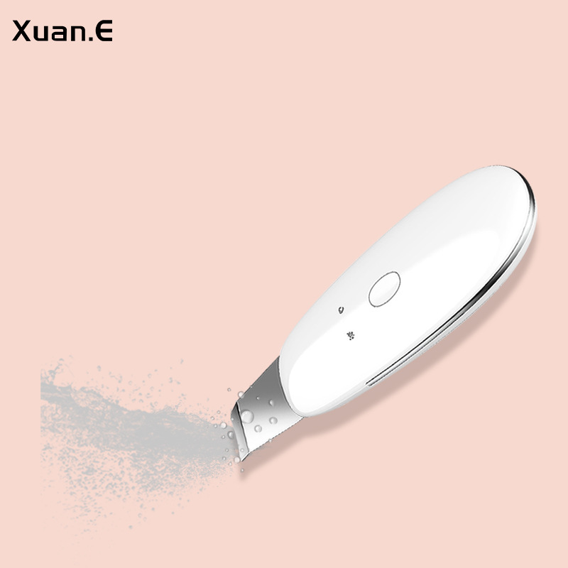 厂家新款 铲皮机超声波美容仪器导入离子去黑头洁面仪毛孔清洁器|ru