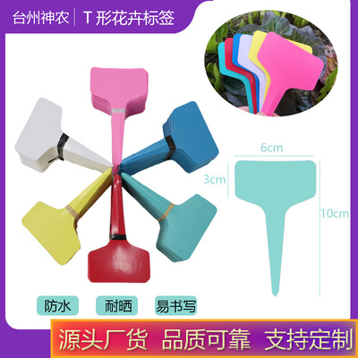 Cross border wholesale Plastic gardening label Succulent plants flowers and plants label Mark Green plant Signage