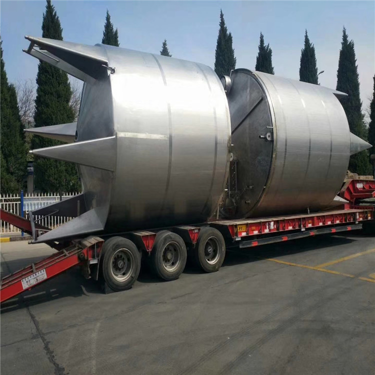 便宜转让闲置不用的不锈钢搅拌罐 15立方不锈钢发酵罐2立方提取罐