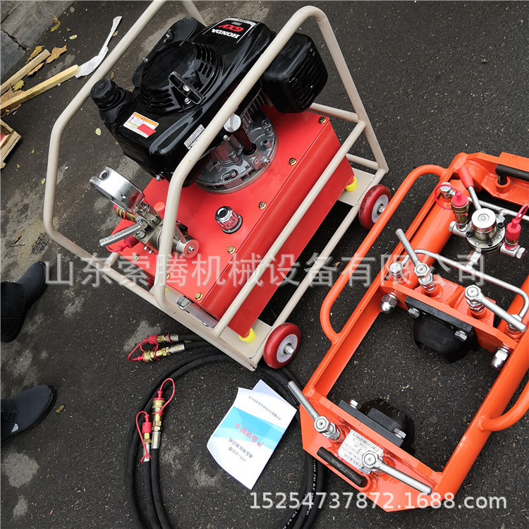 山东现货液压钢轨推突机 液压钢轨焊缝推凸机推瘤机 操作简单