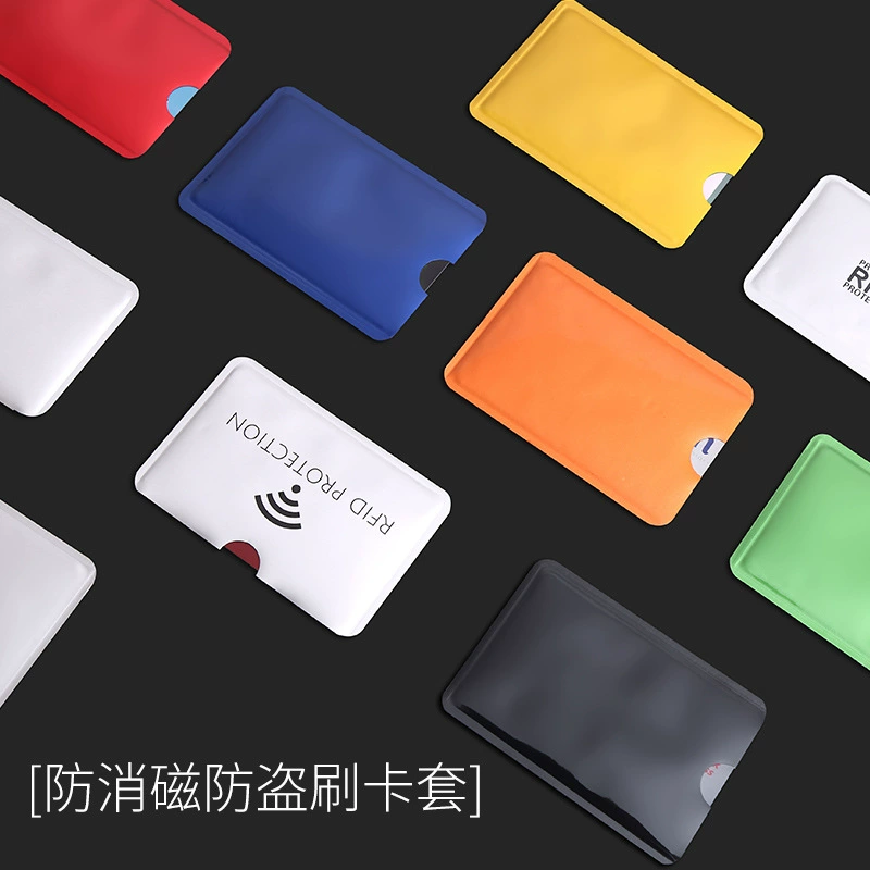 Кардхолдер, анти-магнитный чехол для NFC-карт, защитa от кражи, настраиваемые цвета