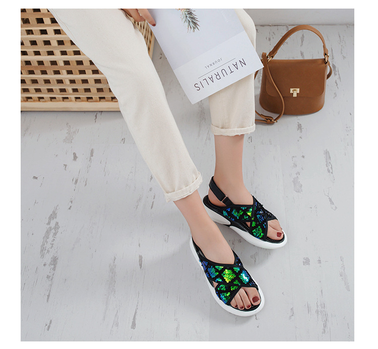 Chaussures été pour femme en Caoutchouc - Ref 3345486 Image 17