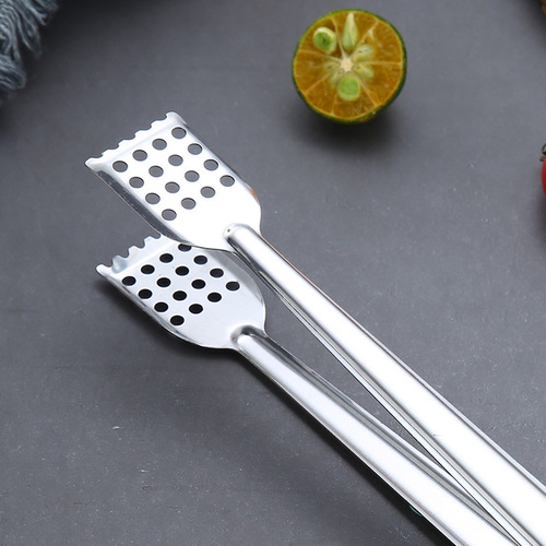 Manufacturer of stainless steel food clips, multi-functional hollow food clips with holes, barbecue clips, steak clips, steamed buns ice clips