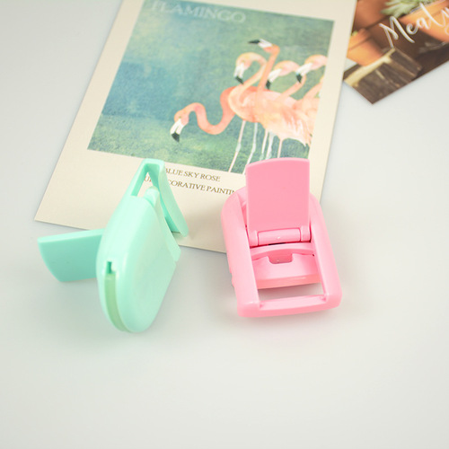 ABS eyelash curler new plastic mini portable eyelash curler eyelash beauty tool