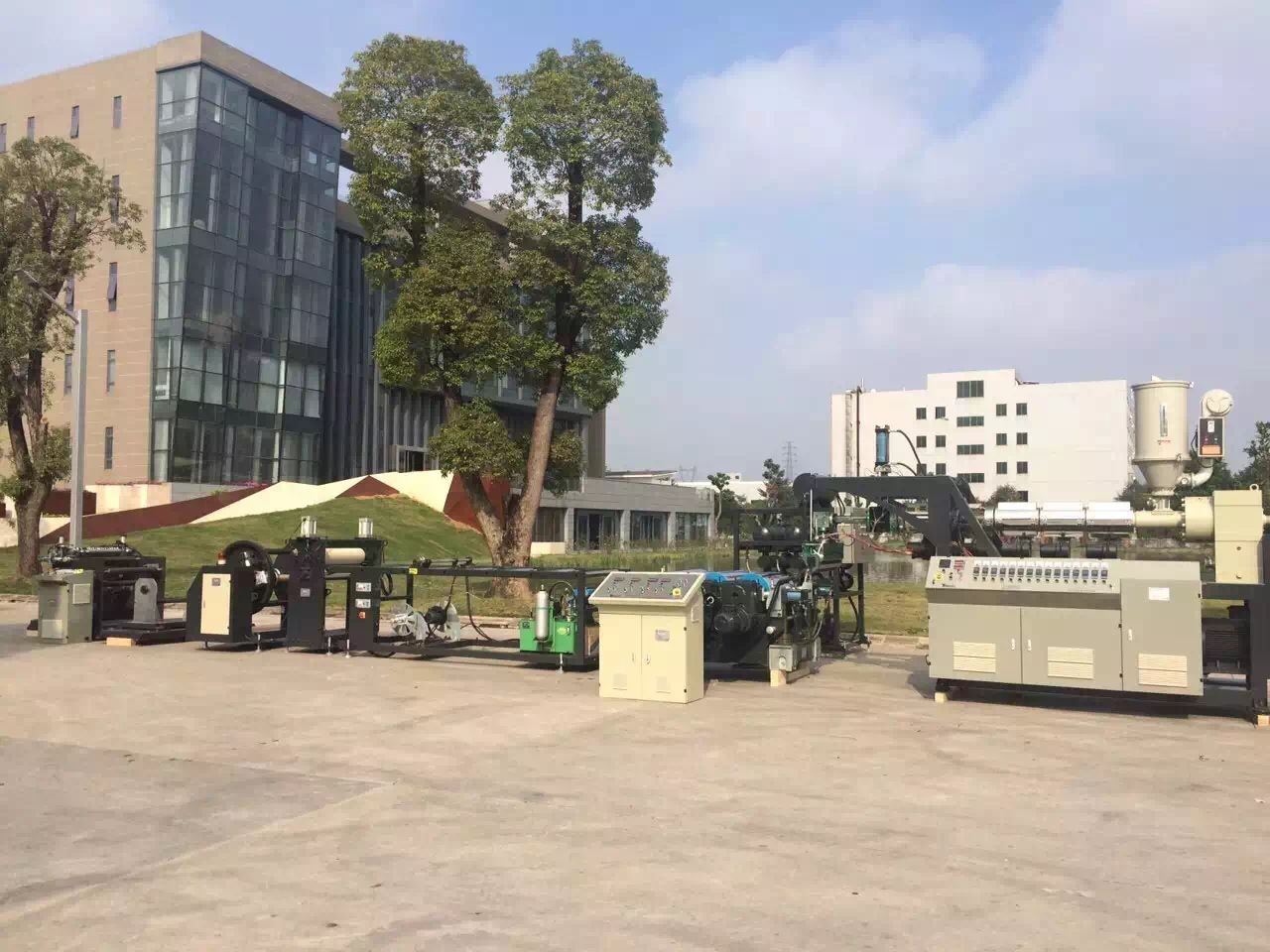 供应CA薄片鞋头片材挤出生产线 片材押出机器 片材押出设备